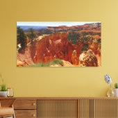 Toile Vue du bord : un hoodoo (Insitu(Salon))
