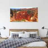Toile Vue du bord : un hoodoo (Insitu(Chambre))