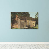 Toile Vue du Cabine Mark Twain sur Jackass Hill (Insitu (Plancher de Bois))