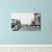 Toile Vue du centre-ville de Chehalis, Washington Photo (Insitu (Plancher de Bois))