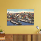 Toile Vue du centre-ville depuis Bay Bridge (Insitu(Salon))