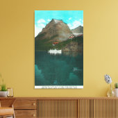 Toile Vue Du Chalet Du Soleil (Insitu(Salon))