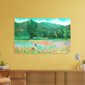 Toile Vue du champ de floraison (Insitu(Salon))