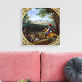 Toile Vue du château de Versailles en 1669 (Insitu(Salon))