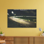 Toile Vue du circuit de la nuit (Insitu(Salon))