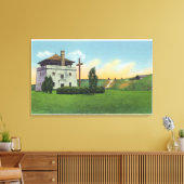 Toile Vue du Corps de Garde dans le vieux château frança (Insitu(Salon))