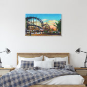 Toile Vue du cyclone Rollercoaster # 1 (Insitu(Chambre))