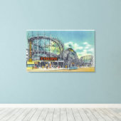 Toile Vue du cyclone Rollercoaster # 2 (Insitu (Plancher de Bois))