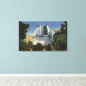 Toile Vue du Dôme de l'observatoire et du télescope (Insitu (Plancher de Bois))