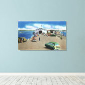 Toile Vue du Ferry au quai (Insitu (Plancher de Bois))