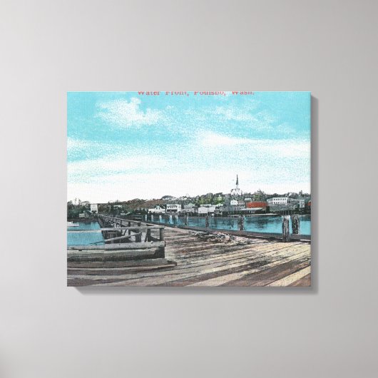 Toile Vue du front de mer (Recto)