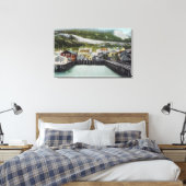 Toile Vue du front de mer et de la villeDouglass, AK (Insitu(Chambre))