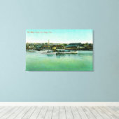 Toile Vue du front d'eau San Diego, CA (Insitu (Plancher de Bois))