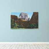 Toile Vue du grand trône blanc (Insitu (Plancher de Bois))