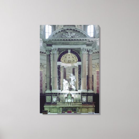 Toile Vue du haut autel (Recto)