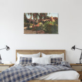 Toile Vue du jardin de la mission principale (Insitu(Chambre))