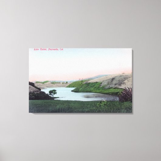 Toile Vue du lac ChabotHayward, CA (Recto)
