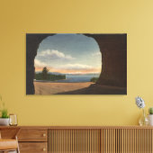 Toile Vue du lac depuis le tunnel de Cave Rock (Insitu(Salon))