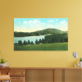 Toile Vue du lac Flower avec le mont Baker à distance (Insitu(Salon))