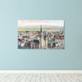 Toile Vue du lac Merritt de Union Bank (Insitu (Plancher de Bois))