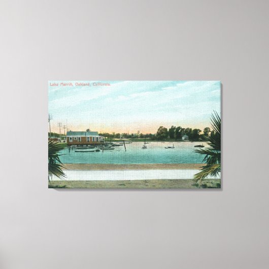 Toile Vue du lac MerrittOakland, CA (Recto)