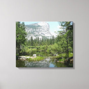 Toile Vue du lac Miroir dans le parc national de Yosemit