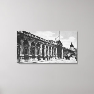 Toile Vue du marché de la viande de Smithfield, c.1905