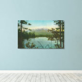 Toile Vue du Mont Katahdin, pic le plus bas du Maine (Insitu (Plancher de Bois))