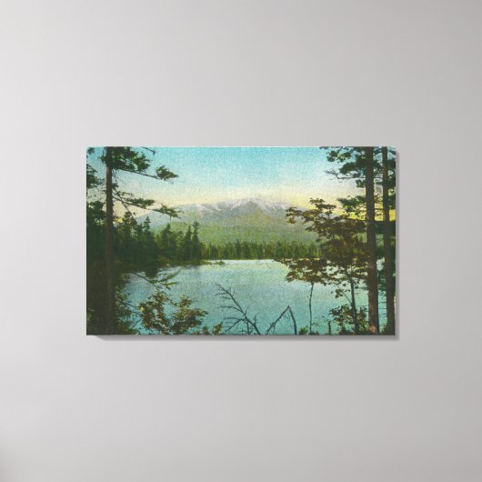 Toile Vue du Mont Katahdin, pic le plus bas du Maine (Recto)