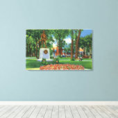 Toile Vue du monument au parc Wisner (Insitu (Plancher de Bois))