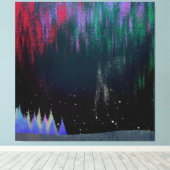 Toile Vue du Nord Paysage contemporain (Insitu (Plancher de Bois))