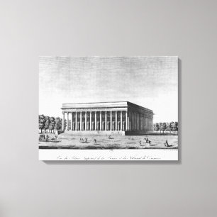 Toile Vue du palais impérial de bourse