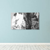 Toile Vue du Paradise Camp et du Mont Rainier (Insitu (Plancher de Bois))