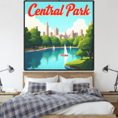 Toile Vue du parc central (Insitu(Chambre))