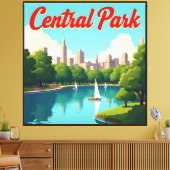 Toile Vue du parc central (Insitu(Salon))