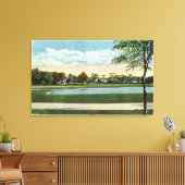 Toile Vue du parc marin sur le lac Mirror (Insitu(Salon))