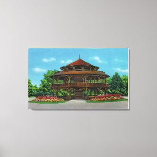 Toile Vue du pavillon de Highland Park