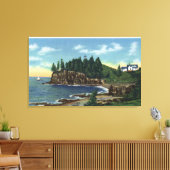 Toile Vue du phare de Owl's Head (Insitu(Salon))