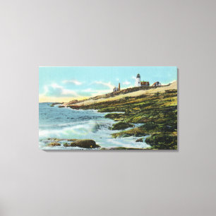Toile Vue du phare de Pemaquid