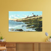 Toile Vue du phare de Pemaquid (Insitu(Salon))