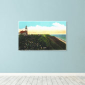 Toile Vue du phare de Sankaty Head (Insitu (Plancher de Bois))