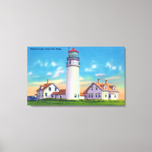 Toile Vue du phare des montagnes