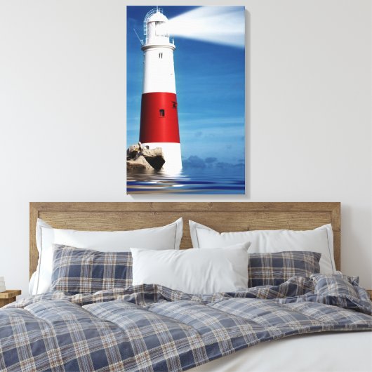 Toile Vue du phare en mer (Insitu(Chambre))