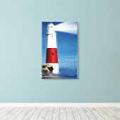 Toile Vue du phare en mer (Insitu (Plancher de Bois))