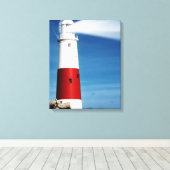 Toile Vue du phare en mer (Insitu (Plancher de Bois))