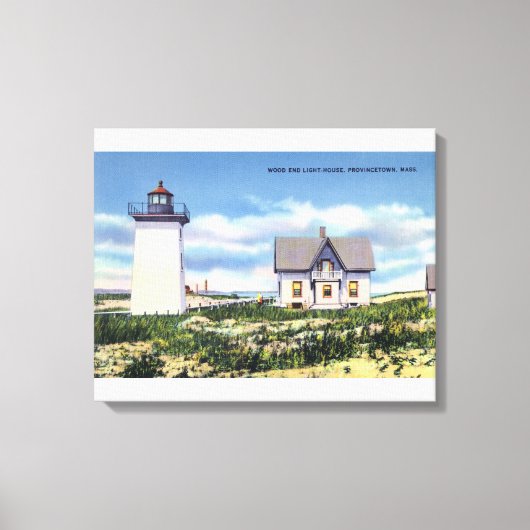 Toile Vue du phare Wood End (Recto)