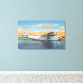 Toile Vue du plan de Clipper de Californie (Insitu (Plancher de Bois))