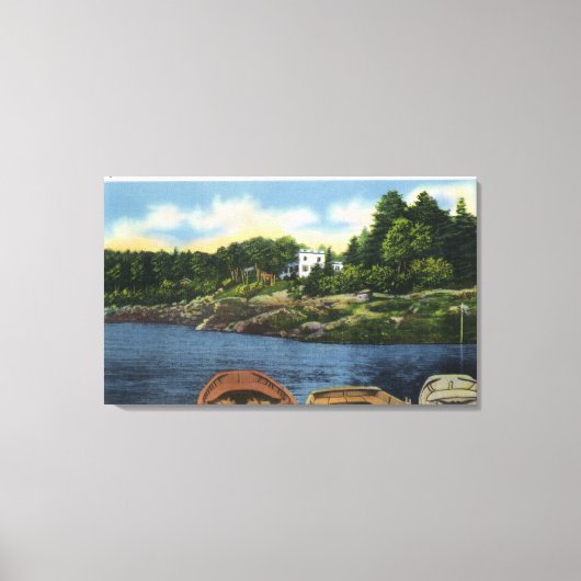 Toile Vue du point d'épinette (Recto)