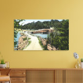 Toile Vue du pont de l'île d'Orr (Insitu(Salon))