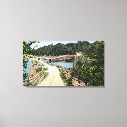 Toile Vue du pont de l'île d'Orr (Recto)